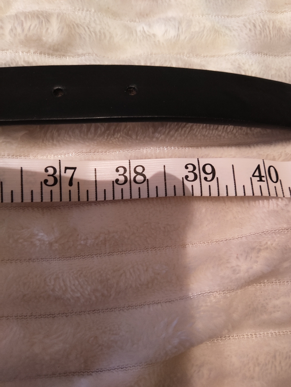 Black C Buckle Adjustable Belt High Quality Luxury Vegan Leather New - Picture 6 of 8